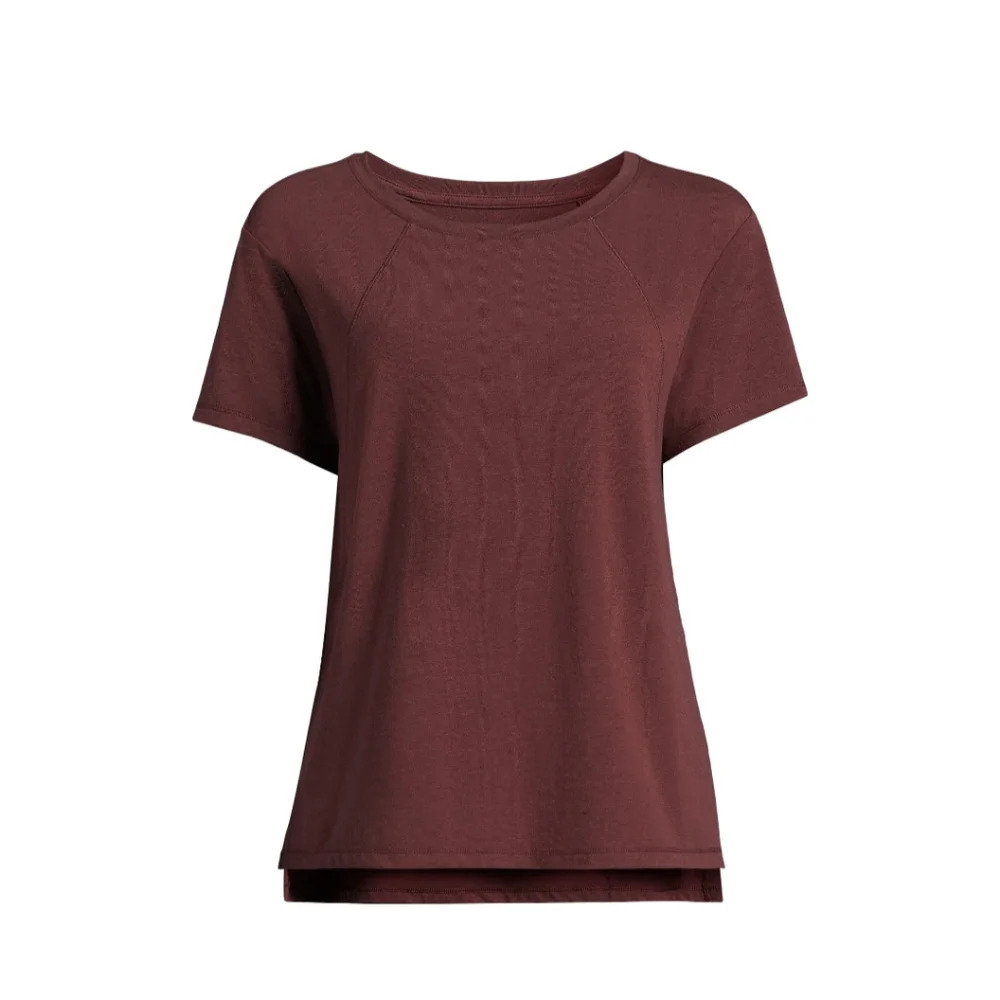 Avia Women's Size XXL (20) Oversize Tee Deep Chanti Maroon NWT